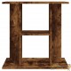 Meuble Support Marron Aquariums 80 X 30 cm. 1 étagère Support solide et stable pour aquariums