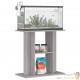 Meuble Support Gris Aquariums 80 X 30 cm. 1 étagère Support solide et stable pour aquariums