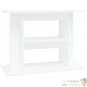 Meuble Support Blanc Aquariums 80 X 30-35 cm. 1 étagère Support solide et stable pour aquariums
