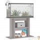 Meuble Support Gris Béton Aquariums 80 X 30-35 cm. 1 étagère Support solide et stable pour aquariums