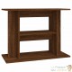 Meuble Support Marron Aquariums 80 X 30-35 cm. 1 étagère Support solide et stable pour aquariums