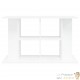 Meuble Aquariums Support Blanc 100 X 40 cm. 1 étagère Support solide et stable pour aquariums