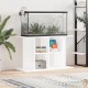 Meuble Aquariums Support Blanc 100 X 40 cm. 1 étagère Support solide et stable pour aquariums