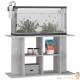 Meuble Aquariums Support Gris Béton Brillant 100 X 40 cm. 1 étagère Support solide et stable pour aquariums