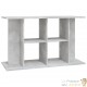 Meuble Aquariums Support Gris Béton Brillant 100 X 40 cm. 1 étagère Support solide et stable pour aquariums