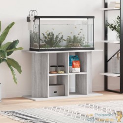 Meuble Aquariums Support Gris 100 X 40 cm. 1 étagère Support solide et stable pour aquariums