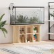 Meuble Aquariums Support Chêne Clair 120 X 40 cm. 1 étagère Support solide et stable pour aquariums