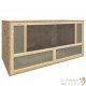 Terrariums en bois et verre 80 X 40 X 40 cm. Pour serpents et reptiles