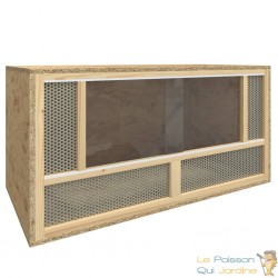 Terrariums en bois et verre 80 X 40 X 40 cm. Pour serpents et reptiles