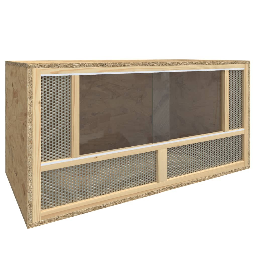 Terrariums en bois et verre 80 X 40 X 40 cm. Pour serpents et reptiles