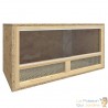 Terrariums en bois et verre 60 X 30 X 30 cm. Pour serpents et reptiles