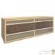 Terrariums en bois et verre 144 X 46 X 48 cm. Pour serpents et reptiles