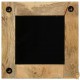 Décoration Murale Miroir 50 X 50 cm cadre en bois massif