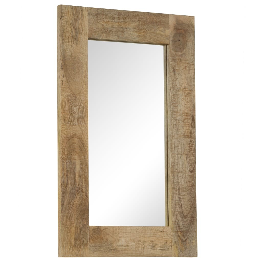 Décoration Murale Miroir 50 X 80 cm cadre en bois massif