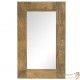 Décoration Murale Miroir 50 X 80 cm cadre en bois massif