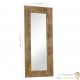 Décoration Murale Miroir 50 X 110 cm cadre en bois massif