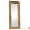 Décoration Murale Miroir 50 X 110 cm cadre en bois massif