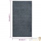 Tapis Salon Poils Courts. Gris Anthracite. 80 X 150. Design, Chaud & Confortable