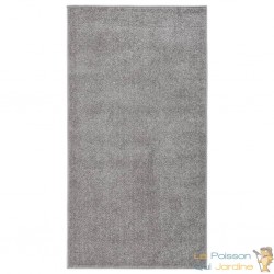 Tapis Salon Poils Courts. Gris . 80 X 150. Design, Chaud & Confortable