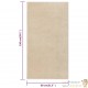 Tapis Salon Poils Courts. Beige. 80 X 150. Design, Chaud & Confortable