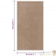 Tapis Salon Poils Courts. Marron. 80 X 150. Design, Chaud & Confortable
