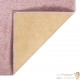 Tapis Salon Poils Courts. Rose. 80 X 150. Design, Chaud & Confortable