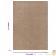 Tapis Salon Poils Courts. Marron. 120 X 170. Design, Chaud & Confortable