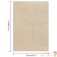 Tapis Salon Poils Courts. Beige. 120 X 170. Design, Chaud & Confortable