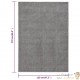 Tapis Salon Poils Courts. Gris. 120 X 170. Design, Chaud & Confortable