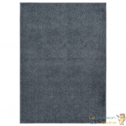 Tapis Salon Poils Courts. Gris Anthracite. 140 X 200. Design, Chaud & Confortable