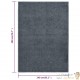 Tapis Salon Poils Courts. Gris Anthracite. 140 X 200. Design, Chaud & Confortable