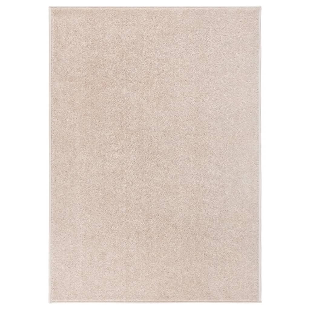 Tapis Salon Poils Courts. Saumon. 160 X 230. Design, Chaud & Confortable