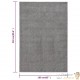 Tapis Salon Poils Courts. Gris. 160 X 230. Design, Chaud & Confortable