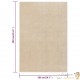 Tapis Salon Poils Courts. Beige. 200 X 290. Design, Chaud & Confortable