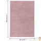 Tapis Salon Poils Courts. Rose. 200 X 290. Design, Chaud & Confortable