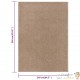Tapis Salon Poils Courts. Marron. 240 X 340. Design, Chaud & Confortable