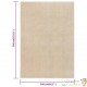 Tapis Salon Poils Courts. Beige. 240 X 340. Design, Chaud & Confortable