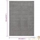 Tapis Salon Poils Courts. Gris. 240 X 340. Design, Chaud & Confortable