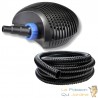 Pompe Bassin De Jardin, Économique, 6000 l/h, + 10m de tuyau 32mm Puissante, Silencieuse