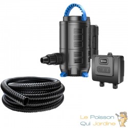 Pompe De Bassin De Jardin 15000 l/h 150 W - Refoulement 8 Mètres Max + 10m de tuyau 40mm