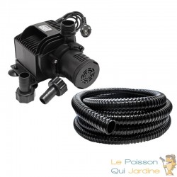 Pompe bassin de jardin 4000 l/h 65W + 5m de tuyau 25 mm