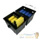 Filtre complet avec UV 24W INOX + Bactéries 2500 mlpour bassin de jardin : 10 à 15 m³ avec poissons
