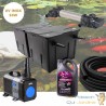 Kit De Filtration Complet Avec UV 24W INOX + Bactéries Pour Bassin De Jardin De 15 m3 avec poissons