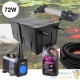 Kit De Filtration Complet Avec UV 72W INOX + Bactéries 2500 ml Pour Bassin De Jardin De 30m3