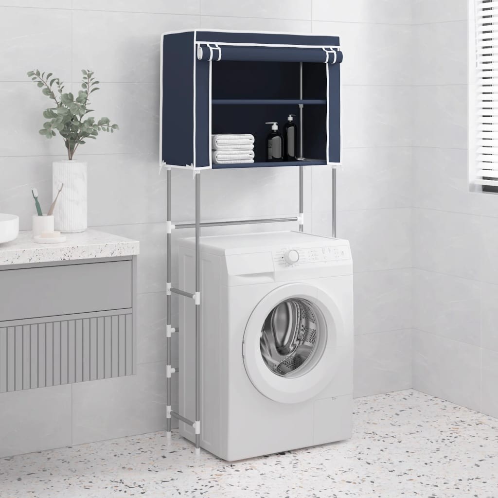 Étagère de rangement à placer au dessus du lave linge Bleu