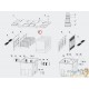Lot De 2 Mousses Bleues, + bactéries 1000ml De Filtration, De Remplacement, Pour Bassins