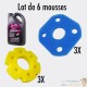 Mousses De Remplacement Filtre Sous Pression 11W + bactéries 1000ml