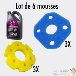 Mousses De Remplacement Filtre Sous Pression 11W + bactéries 1000ml