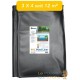 Pack Bassin de jardin : Bâche liner 12 m² 3X4 et feutre géotextile de protection