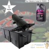 Filtre Bassin + Clarificateur UV Stérilisateur 72W, + Bactéries 2500 ml Pour Bassin De Jardin Jusqu'à 50000L